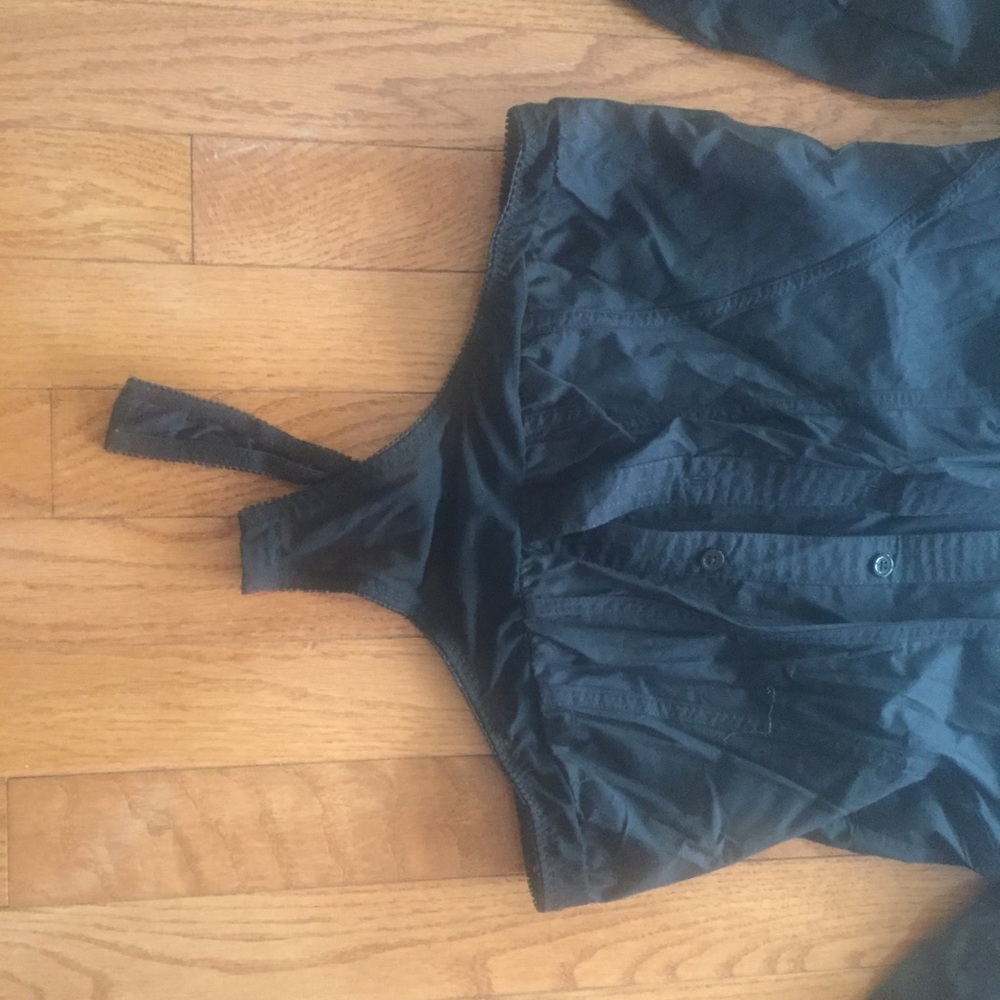 Moda Nternatilonal Black Button Down Shirts S:S. - image 2